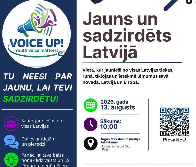Jauniešus aicina pieteikties forumam