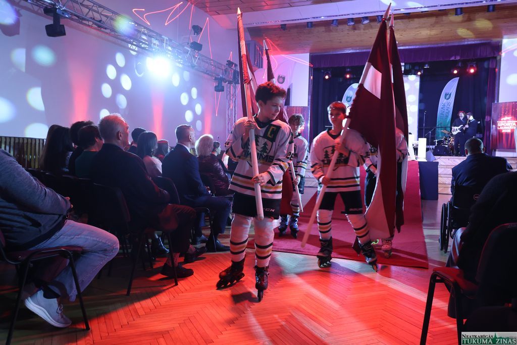 Tukuma novada «Sporta laureāts» apbalvošanā  