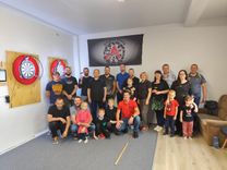 Biedrība «Amājas Darts» atjauno sabiedriskās dzīves centru Levestē un rīko šautriņu mešanas treniņus