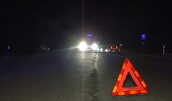 Pēc sadursmes bloķēta satiksme uz ceļa Tukums-Jaunsāti-Kandava /Papildināts/