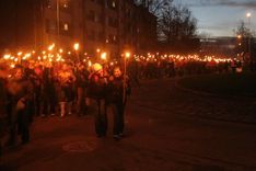 Lāčplēša diena Tukumā – ar gājienu un dziesmām