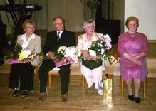 Pensionāri sumina jubilārus un uzņem viesus
