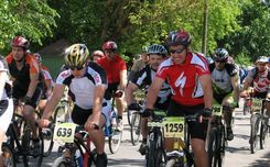 Kārtējais velomaratona posms Kandavā