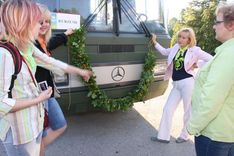 Kopā ar pirmajiem saulesstariem uz Dziesmu svētkiem