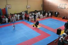 Piecu valstu karatisti sacenšas Tukumā /FOTOREPORTĀŽA/