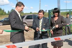 Raimonds Vējonis Kandavā atklāj atkritumu šķirošanas un savākšanas punktu