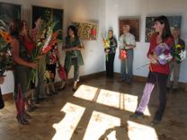 Mākslinieces Lias Kiršteines gleznu izstāde galerijā „Vējspārns”