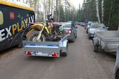 Pēdējais endurokrosa posms jaunajā "Bušu" trasē