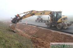 Atjauno segumu Kabilē autoceļā Tukums–Kuldīga