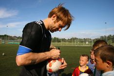 Treniņš kopā ar Latvijas futbola zvaigzni