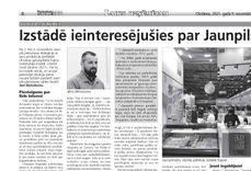 Izstādē ieinteresējušies par Jaunpils žāvētajiem sieriem