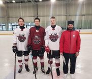 Tukuma hokejisti un treneris piedalījušies Talantu programmas fināla spēlē