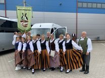 Tukuma novada kolektīvi ceļā uz Dziesmu un deju svētku gājienu/foto/