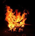 Ugunsgrēkā Tukumā cietis viens cilvēks