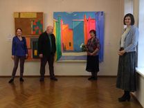 Tukuma mākslas muzejā atvērta mākslinieku Alekseja Naumova un Leonīda Āriņa gleznu izstāde