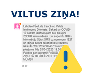 Valsts ieņēmumu dienests brīdina par krāpnieciskām ziņām