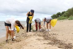 Engures pludmale – tīrāko vidū