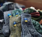 Adījumi Ukrainas atbalstam saziedoti 9600 kg dažādu adījumu  