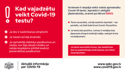 Arī turpmāk valsts apmaksātu Covid-19 testu varēs saņemt ikviens