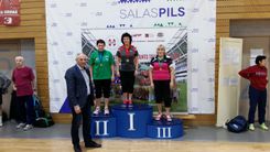 Novada seniori veiksmīgi startē galda tenisa sacensībās