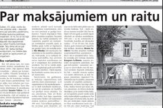 Par maksājumiem un raitu rakšanos