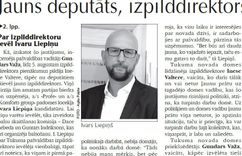 Jauns deputāts, izpilddirektors, pārvaldes vadītājs