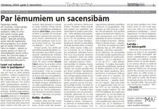 Par lēmumiem un sacensībām