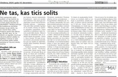 Ne tas, kas ticis solīts