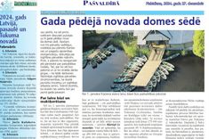 Gada pēdējā novada domes sēdē