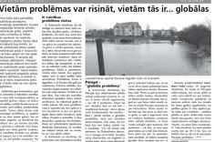 Vietām problēmas var risināt, vietām tās ir... globālas