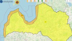 Brīdina par vētru piekrastē