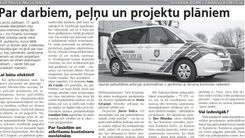 Par darbiem, peļņu un projektu plāniem