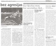 Kur šķīvīšus mest, kur sacensības rīkot…