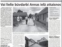 Vai lielie būvdarbi Annas ielā attaisnos cerēto?! 
