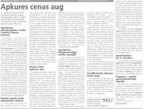 Apkures cenas aug