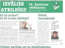 Ceļā uz vēlēšanām