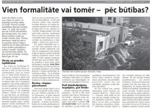 Vien formalitāte vai tomēr –  pēc būtības?