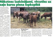 Nākotnes izaicinājumi, virzoties uz zaļo kursu piena lopkopībā