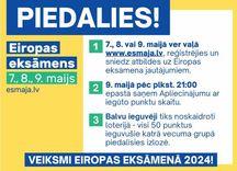 9. maijā Latvijā plaši atzīmē Eiropas dienu