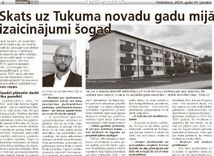 Skats uz Tukuma novadu gadu mijā. Sasniegumi pērn un izaicinājumi šogad