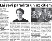 Lai sevi parādītu un uz citiem paskatītos!