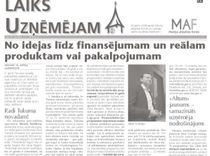 No idejas līdz finansējumam un reālam produktam vai pakalpojumam