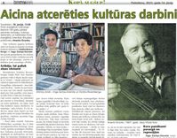 Aicina atcerēties kultūras darbinieku Imantu Drunku