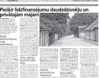 Piešķir līdzfinansējumu daudzdzīvokļu un privātajām mājām