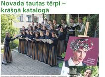 Novada tautas tērpi – krāšņā katalogā