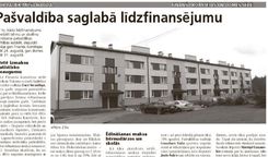 Pašvaldība saglabā līdzfinansējumu