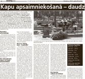 Kapu apsaimniekošanā – daudz neatbildētu jautājumu