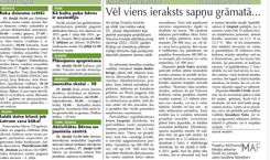 Vēl viens ieraksts sapņu grāmatā...