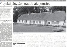 Projekti jāuzsāk, naudu aizņemsies