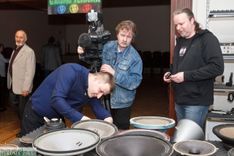 Tikai šonedēļ Tumes kultūras namā skatāma disko aparatūras izstāde